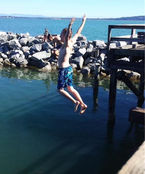 pier jumping