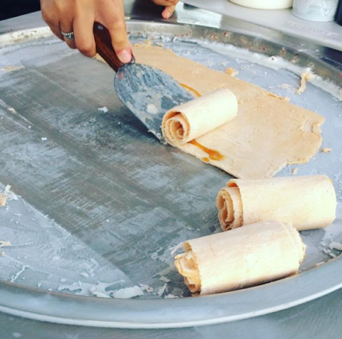 rolled gelato