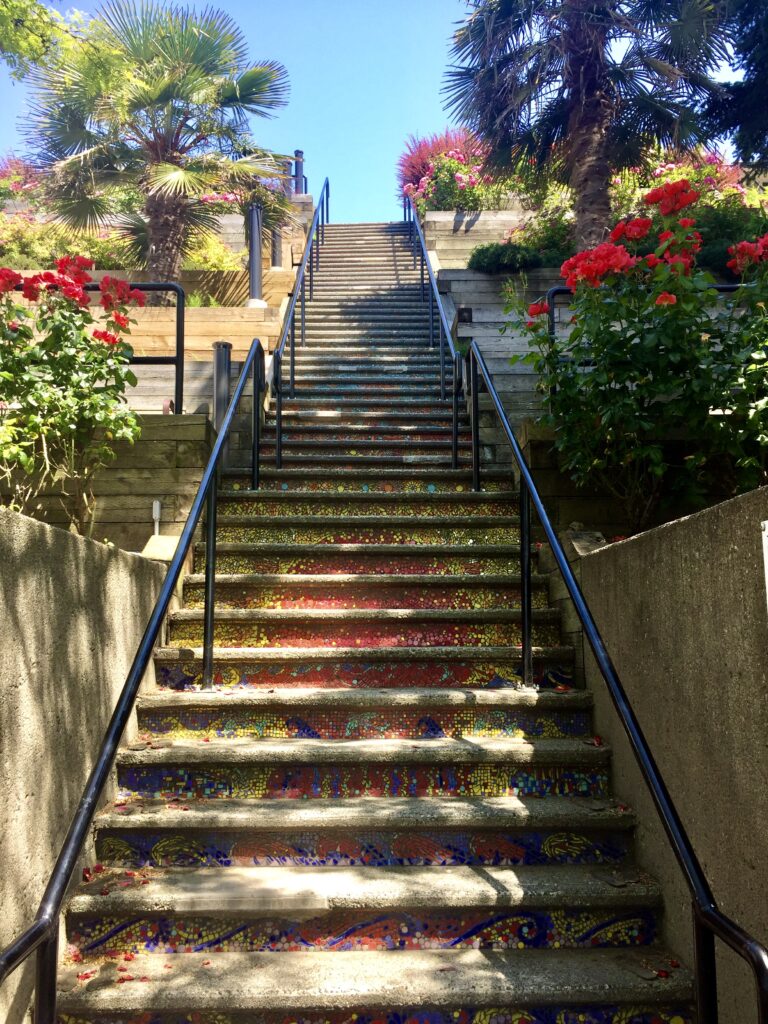 Mosaic Steps, White Rock