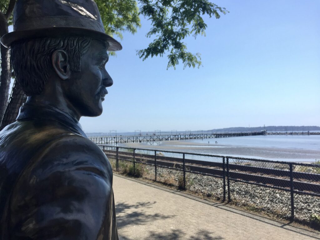 Passenger Sculpture, White Rock, BC