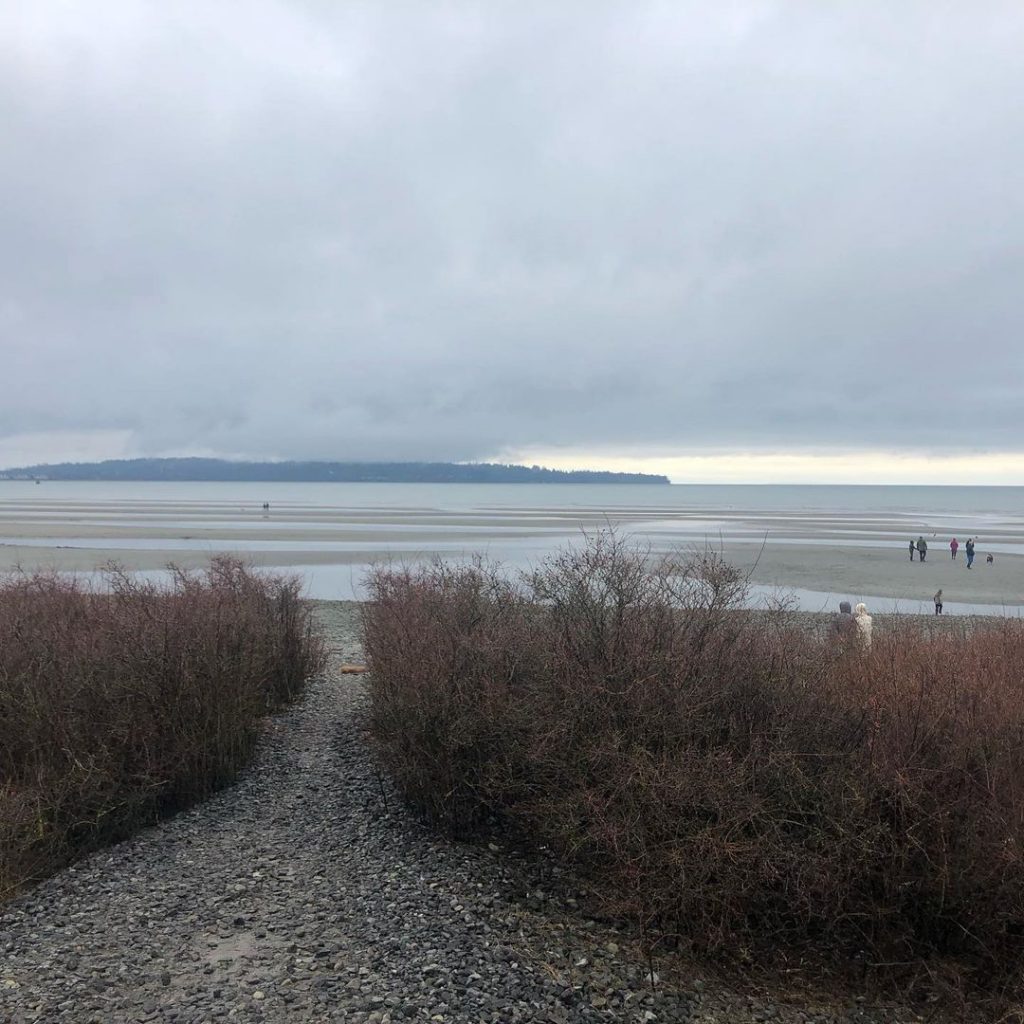 White Rock beach rain | susieverde