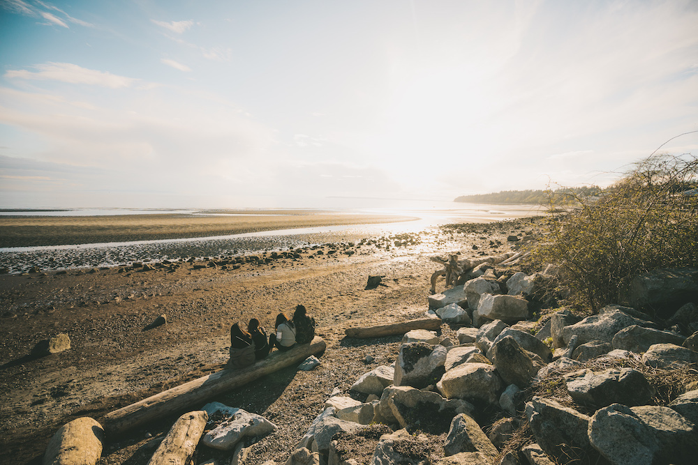 White Rock beach