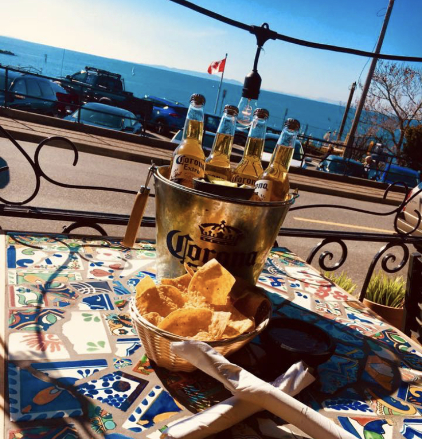 Patio at Primos Mexican Grill, White Rock, BC