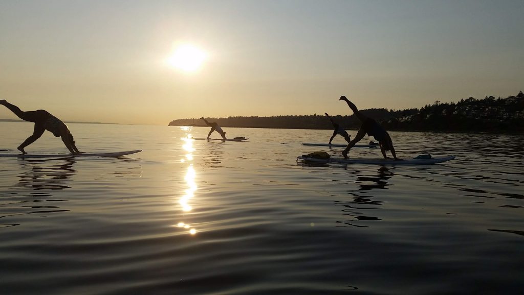 Stand Up Paddle Boarding Yoga in White Rock - Explore White Rock