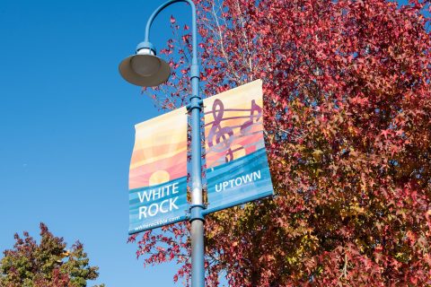 Street banners - Uptown White Rock, BC