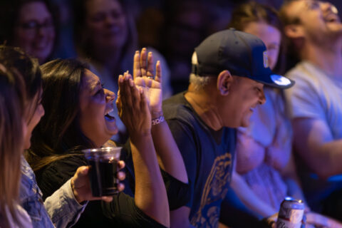 South Rock Comedy Festival audience laughing